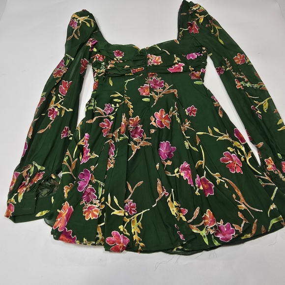 Lovers and Friends Marcella Mini Dress in Jade Floral - Picture 10 of 11